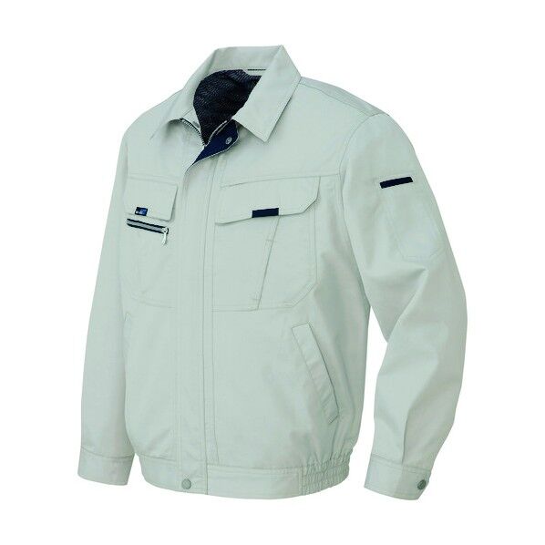 長袖サマーブルゾン(男女兼用) 004グレー M 9031 1