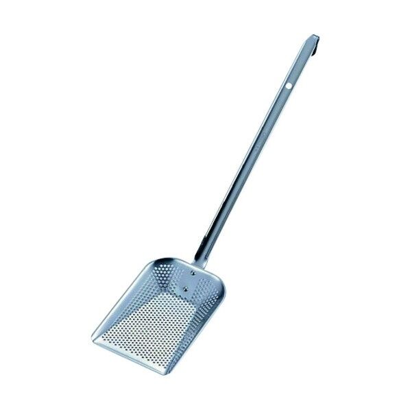 UK18-8パンチングフライヤー用角カス揚 (板ハンドル) L AKS301 1個