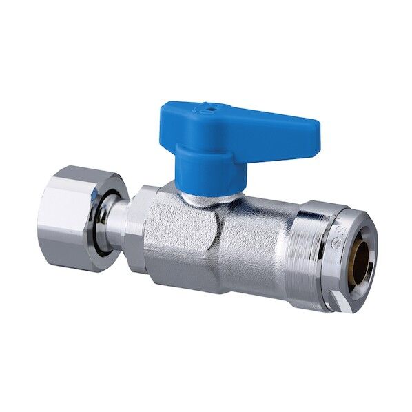 オンダ製作所 ダブルロックジョイント WB24型 ダブルロックバルブ ナット付アダプター ブルー G1/2×16A(PEX) WB24A-1316MB-S 1点...