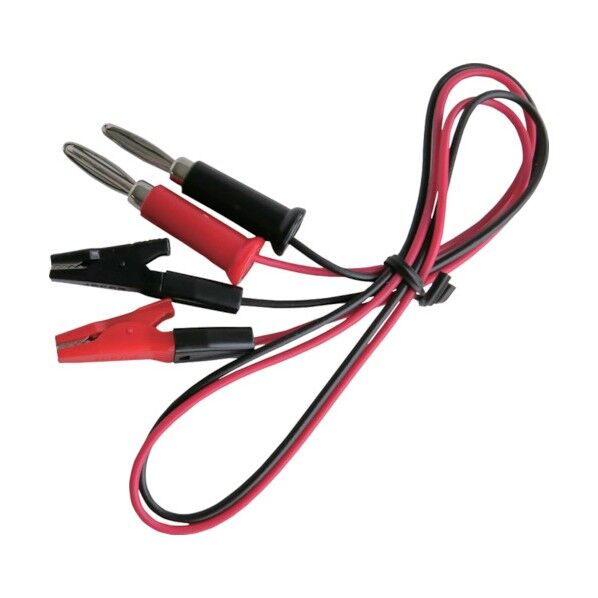 テストリード50cmモールドクリップS⇔バナナプラグ(2本入) TLA-26 2本