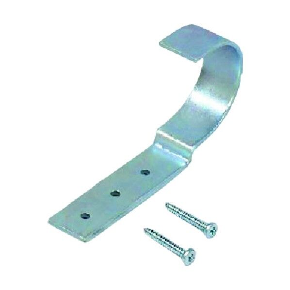 木製掲示用単管金具(段付Jフック・木ネジタイプ) 9002-B 1点