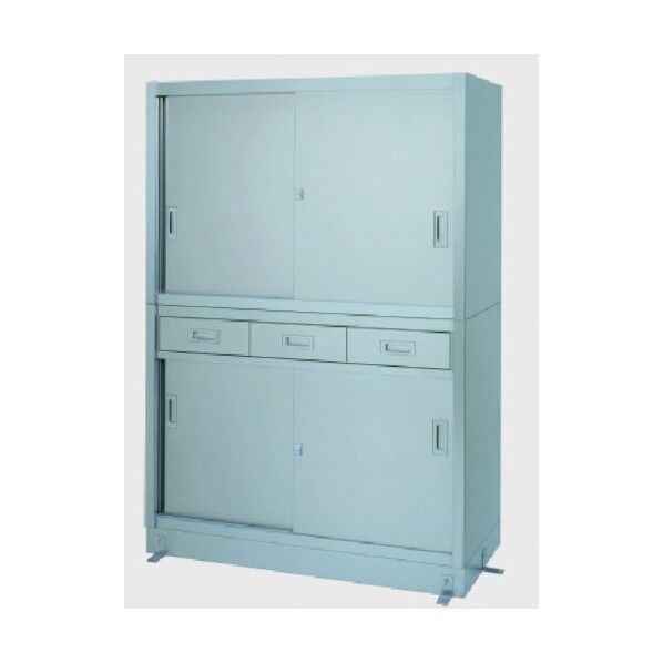 ステンレス保管庫 二段式ベース付 VD型