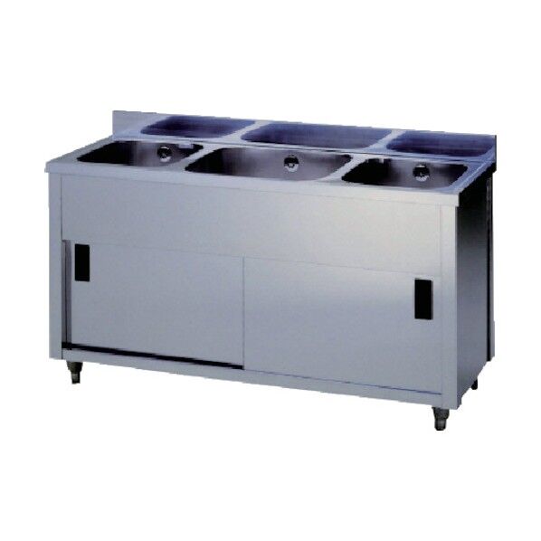 三槽キャビネットシンク