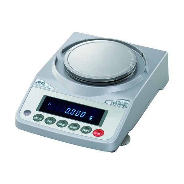 校正用分銅内蔵防塵･防水汎用天びん FZ300iWP 一般校正付 38 x 30 x 25 cm FZ300IWP-JA-00A00 1個