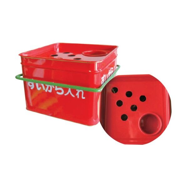 グリーンクロス コップ付半缶型吸がら入 缶のみ 1129030303 1点