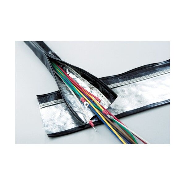 電磁波ノイズ対策結束チューブ ジッパータイプ