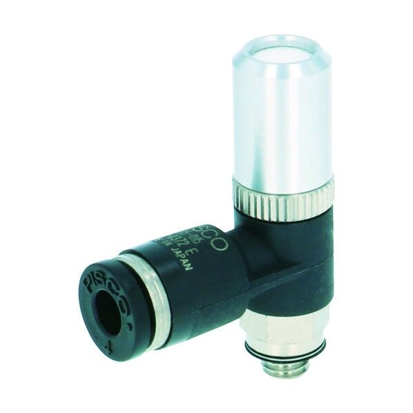 真空発生器 電磁弁直付形エルボ(大気開放タイプ・高真空度形)