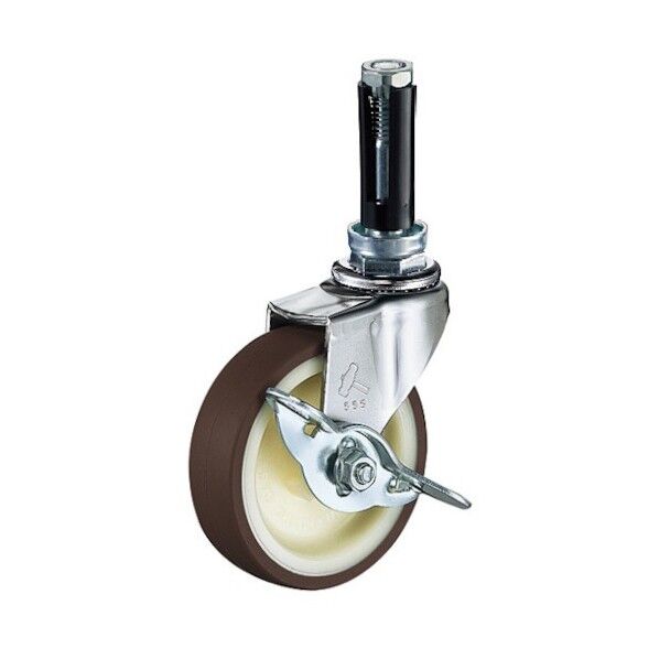 EUシリーズ自在SP付ウレタン車75mm 平戸車 4151EUUR75 1個