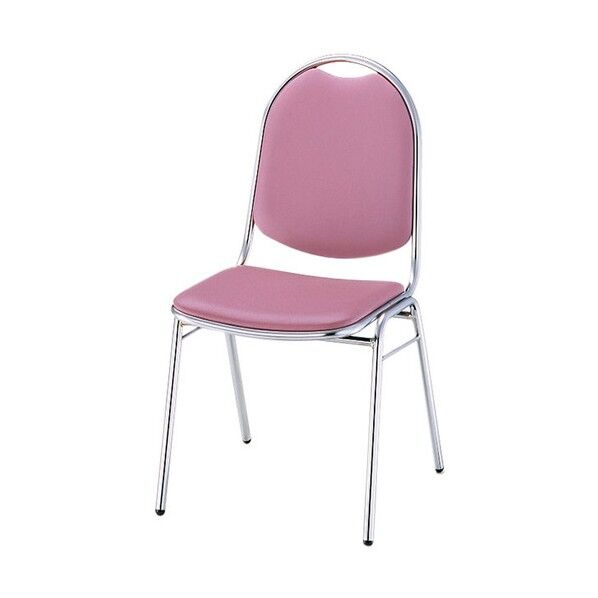 会議用チェアー(4本脚) E117-PI 1点