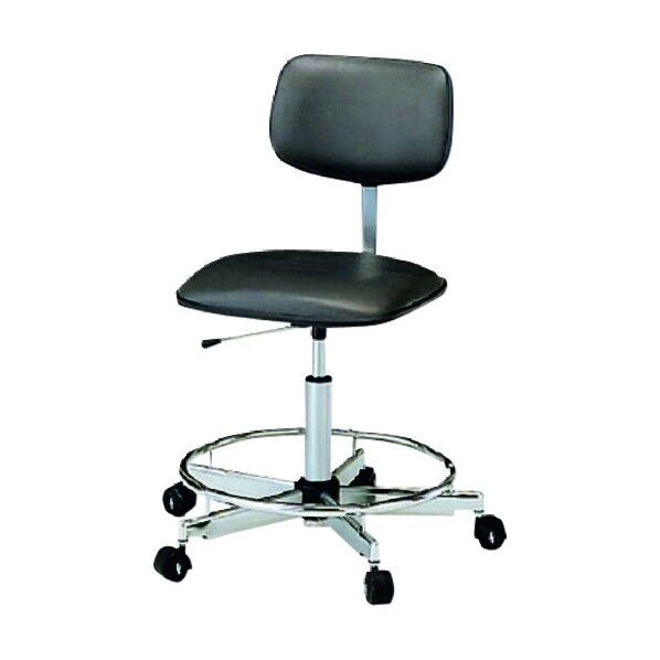 06547)クリーンルーム用チェア 750 KC-753NL DGY 1点