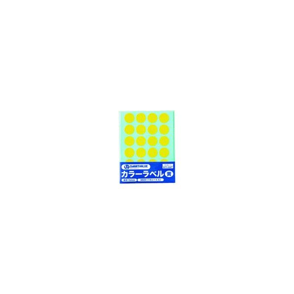 プラス 871047)カラーラベル16mm 黄 B536J-Y 1点