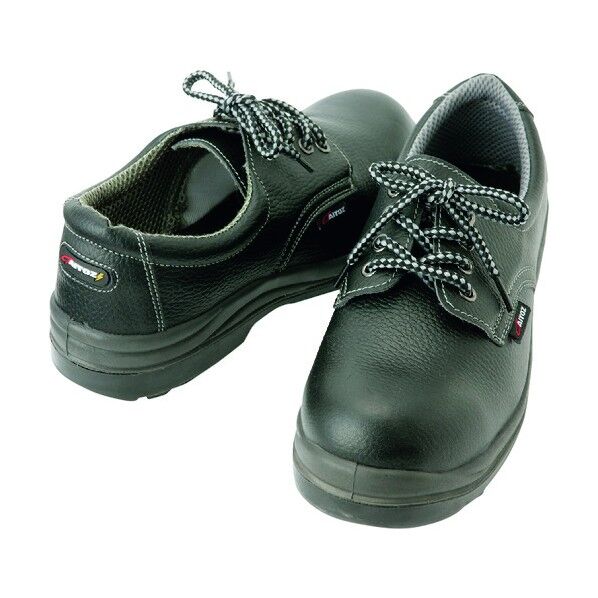 セーフティシューズ(ウレタン短靴ヒモ)(男女兼用) 710ブラック 26.5 59801 1