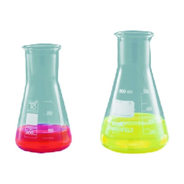 広口三角フラスコ 1L 837-01-30-05 1点