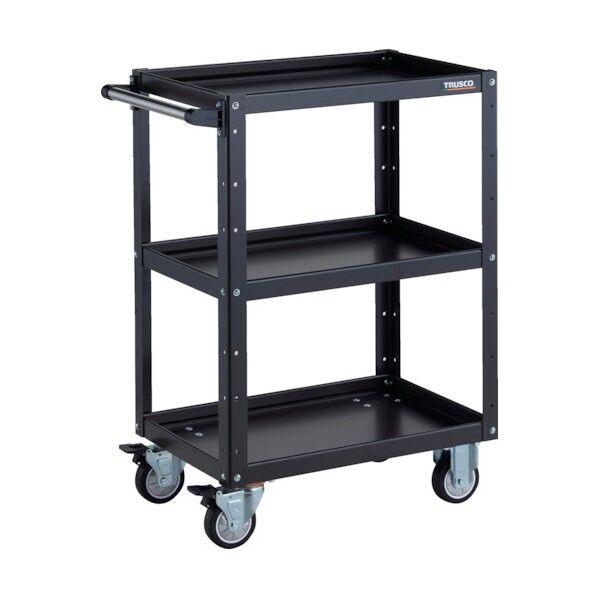 イーグルワゴン 600X400XH880 ウレタン車輪 ブラック EGW-963U-BKBK 1点