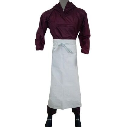 ビニール腰下前掛