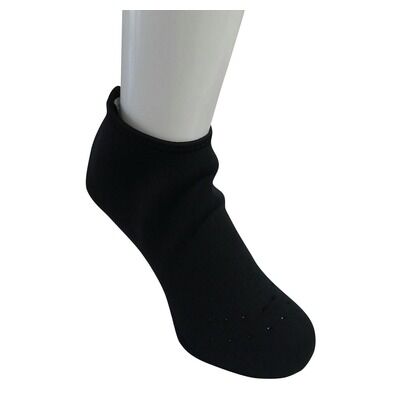 防寒 ショート インナーソックス 滑り止め付