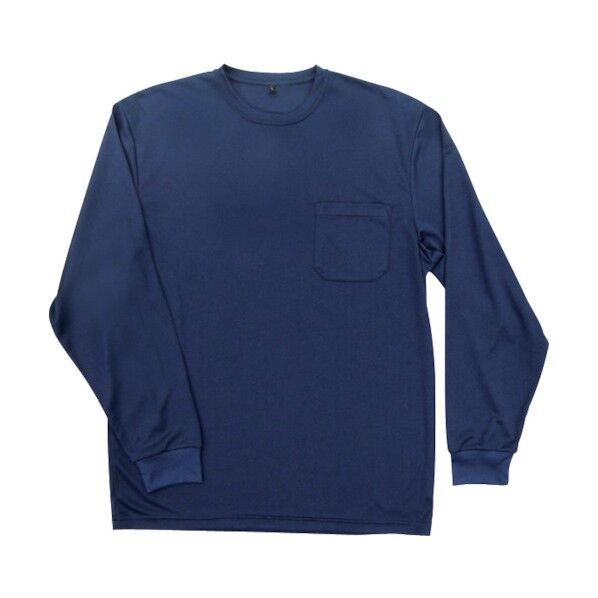 RD-リアルベースドライ長袖丸首(ネイビー)L 270464 1点