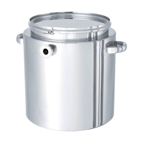 ステンレスタンク平底型バンド式ジャケット容器