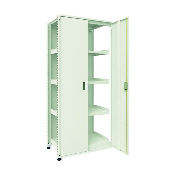 M3型中量ボルトレス棚 パネル・扉付 連結型両開き扉