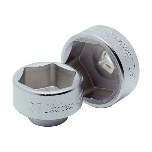 コーケン 9.5mm差込 オイルフィルターソケット 全長24mm 27mm 36.5 x 24 x 36.5 mm 3400M.24-27 1