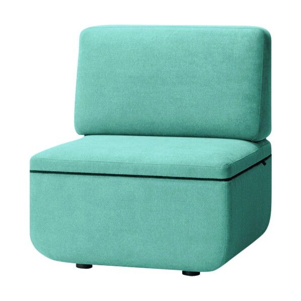 プラス 51445)WFソファ 1人掛背付 LS-WFS11S CLB 1点