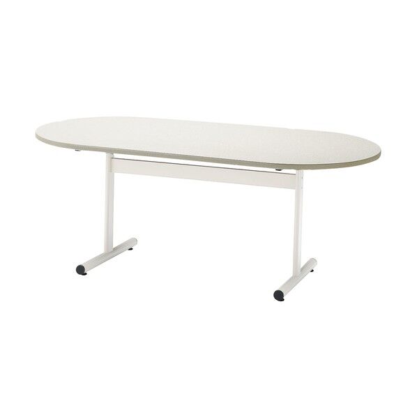 ミーティングテーブル TT-TW 楕円型 1800×750 ニューグレー TT-TW1875R-NG 1点