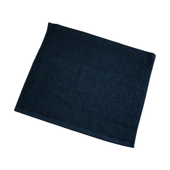 おしぼりタオル 黒 スレン染め POS8901 12枚