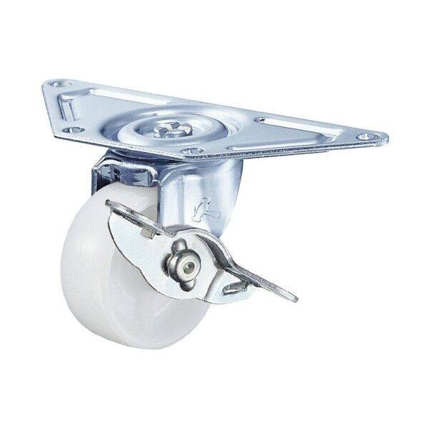 Gシリーズコーナータイプ自在SP付ナイロン車50mm 215G-N50-BAR01 1点