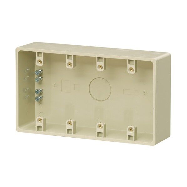 未来工業 露出スイッチボックス(2号コネクタ無) PVR-4J PVR-4J 1点...