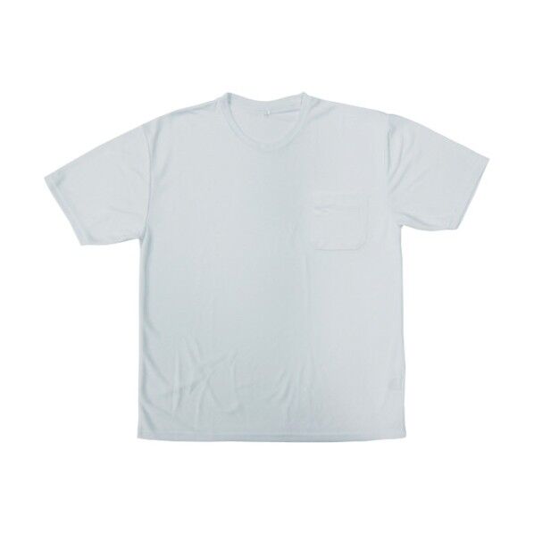 RD-リアルベースドライ半袖丸首(ホワイト)L 270456 1点