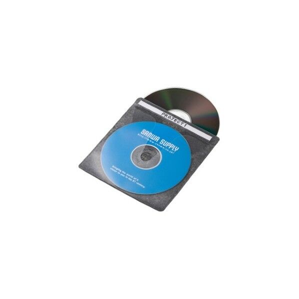 ブルーレイディスク対応不織布ケース ブラック FCD-FNBD50BK 50枚