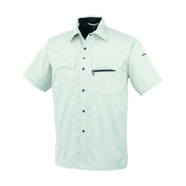 半袖シャツA-5577 3 Tシルバー5L A-5577-3-5L 1点