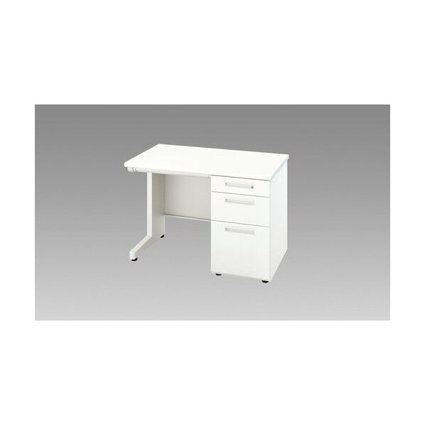 片袖デスク XED106B-WH 1点