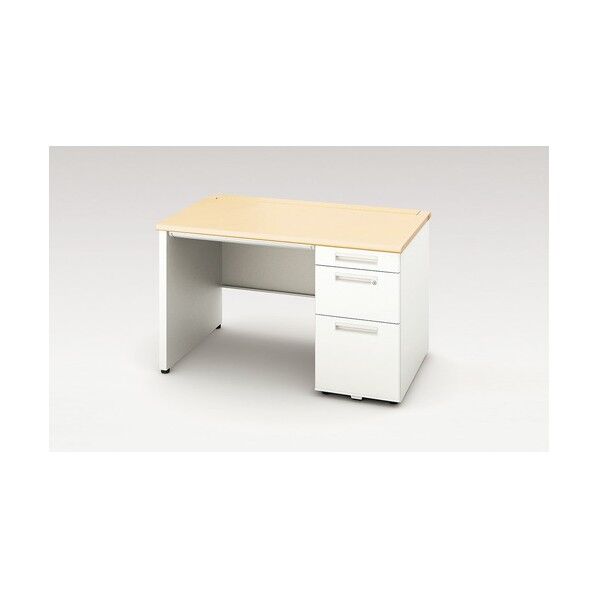 片袖デスク(ロング、パネル脚 XEHH127KP-WS 1点