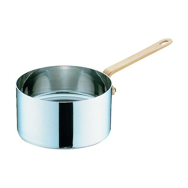 UK18-8プチパン 片手深型鍋(蓋無) 12cm PPT8904 1個