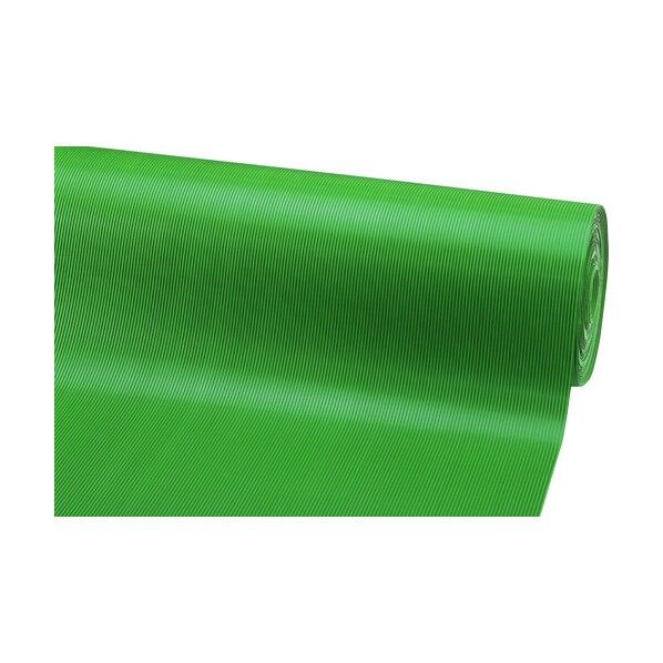ゴム筋入長マット 緑 F25-3G 1000mm幅×20m 防炎適合品 ゴム製 294061 1点