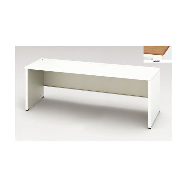 平デスク (パネル脚タイプ・引出し無し) XEHH207FDNP-WMW 1点