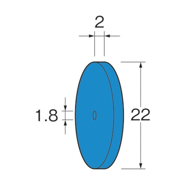 ホイール型セラミックゴム砥石粒度(#):120高さ(mm)2.0 R5312 10枚