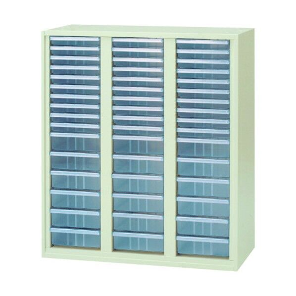 ※法人専用品※プラス 635178)クリアキャビコンビ3列 RE-105KA-CTN LGY 1点