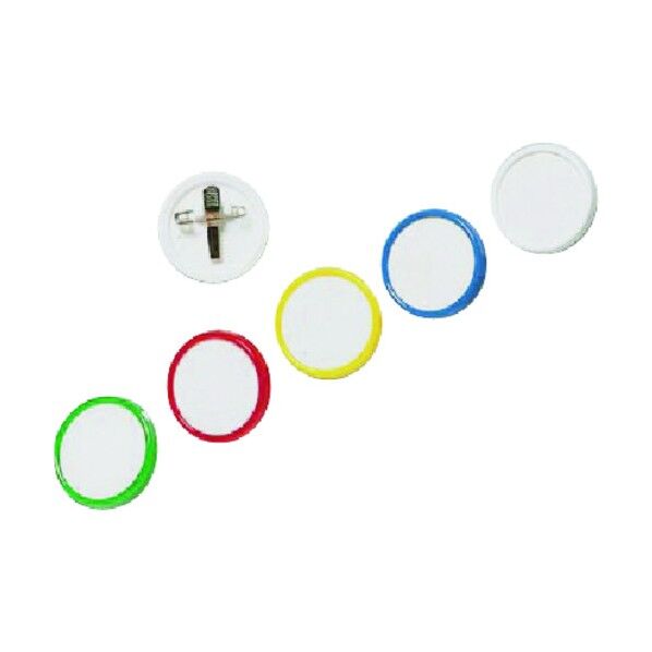 丸型カラーバッジ グリーン 892-BG 1点