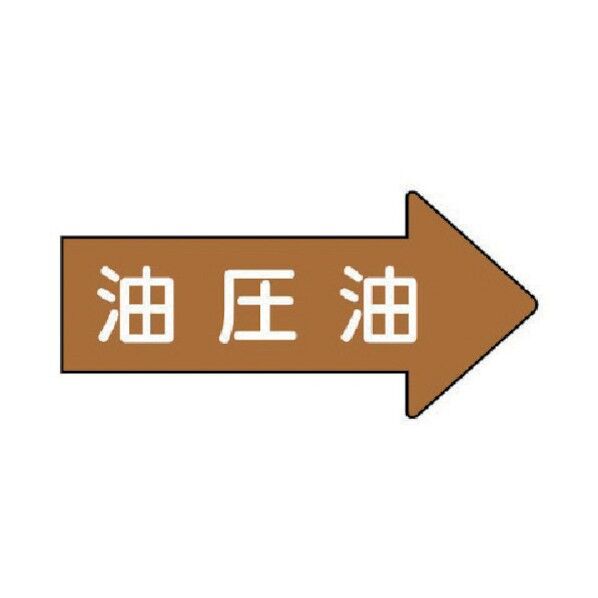 配管ステッカー 右方向表示 油圧油