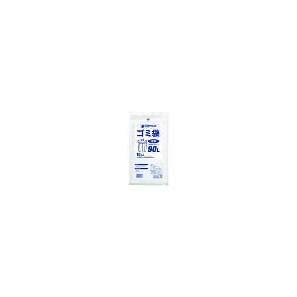 ゴミ袋 LDD 透明 90L N208J-90P (886644) N208J-90P 200枚