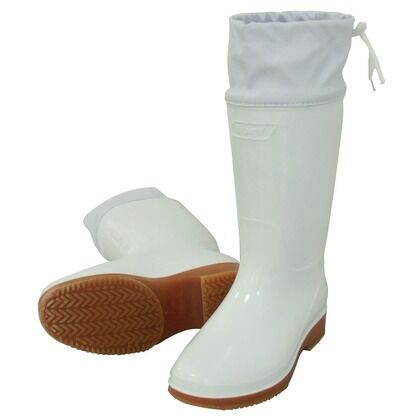 フード付き衛生長靴 白 22.5 #4200 1
