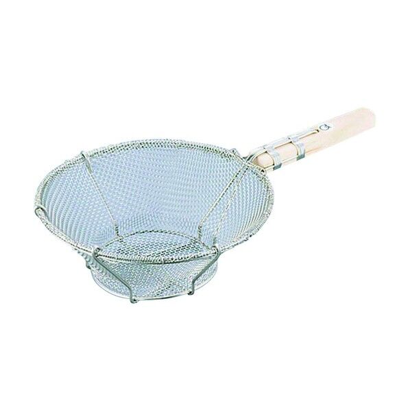 SA本職用木柄アミ式油コシ(7メッシュ) AAB09 1個