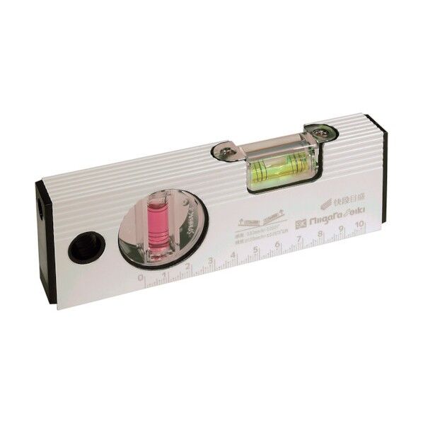 超磁力アルミレベル 快段目盛 シルバー 全長50mm×全幅150mm×厚さ20mm MAL-150WKD 1