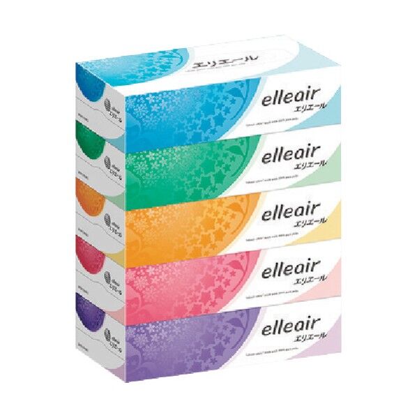 ティシュー180W5P 5箱入 823453 12パック