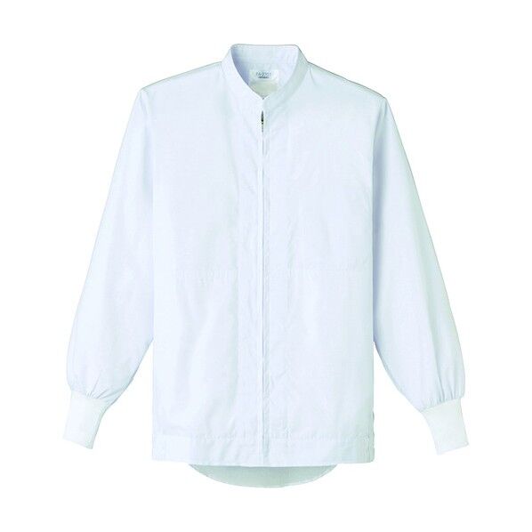 スタンドジャンバー長袖 白 FA-2701-5L 1点