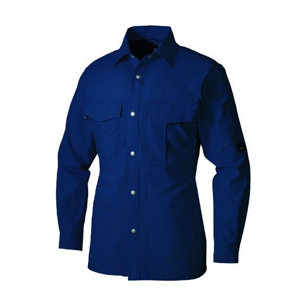 長袖シャツ(男女兼用)アジトブロスナインAZ1635-008ネイビーS 008ネイビー S 1635 1