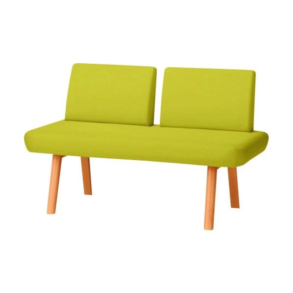 40087)LS-5000 2人掛け 肘なし LS-5220N YG 1点