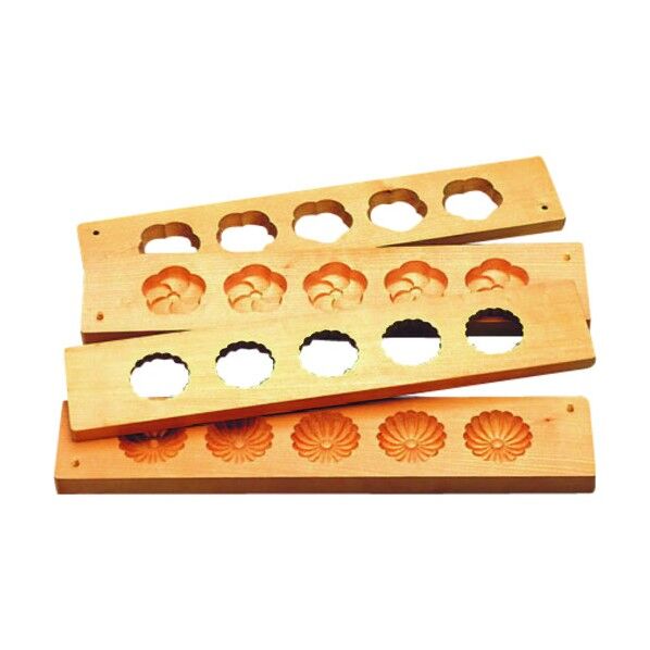 手彫物相型 五ツ取り サクラ材 梅 BBT29 1点